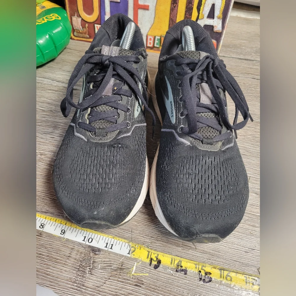 Brooks Beast 20 Mens Sz 9 4E Shoes Black Running Walking Gym Sneaker‎